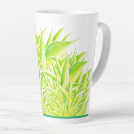 Caneca De Café Latte Zebra Iris em uma Lata Grande