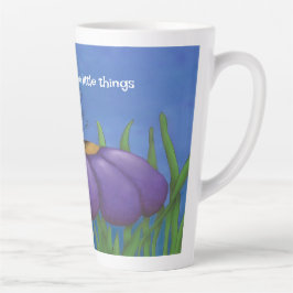 Caneca De Café Latte Zen Ladybug