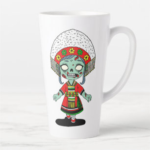 Caneca De Café Latte Zombie Cute Taiwan
