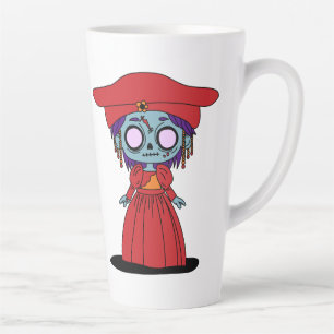 Caneca De Café Latte Zombie Namibiana Cute