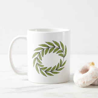 Caneca De Café Laurel wreath isolada Set Classic