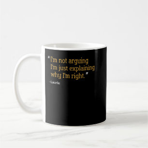 Caneca De Café LAURIE Gift Cote Personalizado Funny Birthday