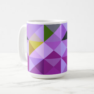 Caneca De Café Lavanda abstrato
