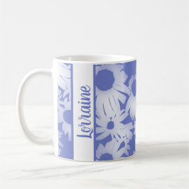 Caneca De Café Lavanda Daisies Personal Mug