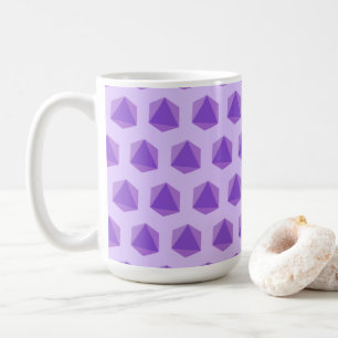 Caneca De Café Lavanda de Dice Gráfico