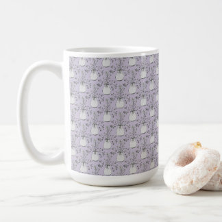 Caneca De Café Lavanda de flores comunitárias