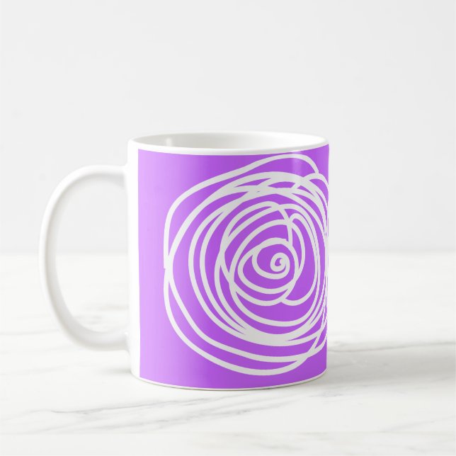 Caneca De Café Lavanda e agulha (Esquerda)
