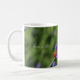 Caneca De Café Lavanda e Lady Bug