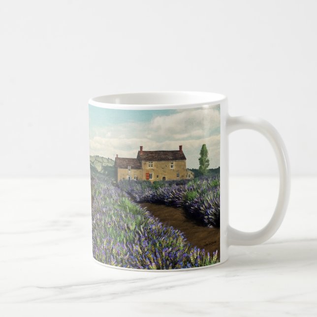Caneca De Café Lavanda Fields Mug (Direita)