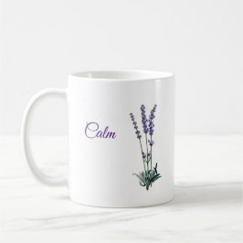 Caneca De Café Lavanda Flor Calm