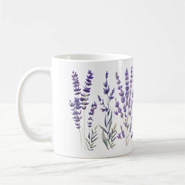 Caneca De Café Lavanda francês (Esquerda)