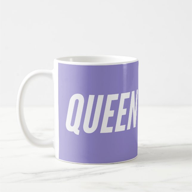 Caneca De Café Lavanda Queen Coffee Mug (Esquerda)