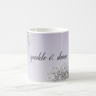 Caneca De Café Lavanda Roxo Ombre Esmagador
