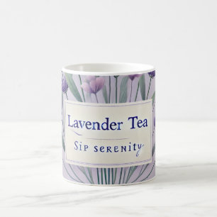 Caneca De Café Lavanda Tea AI art