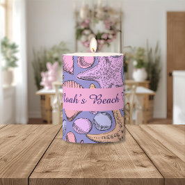 Caneca De Café Lavender Seashell Personalized Coffee Mug