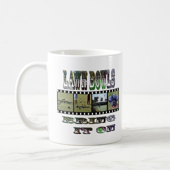 Caneca De Café Lawn Bowls Traga-O. (Esquerda)