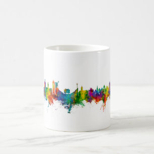 Caneca De Café Lawrence Kansas Skyline