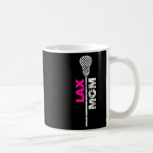Caneca De Café Lax Mamãe Lacrosse Cor-de-Rosa