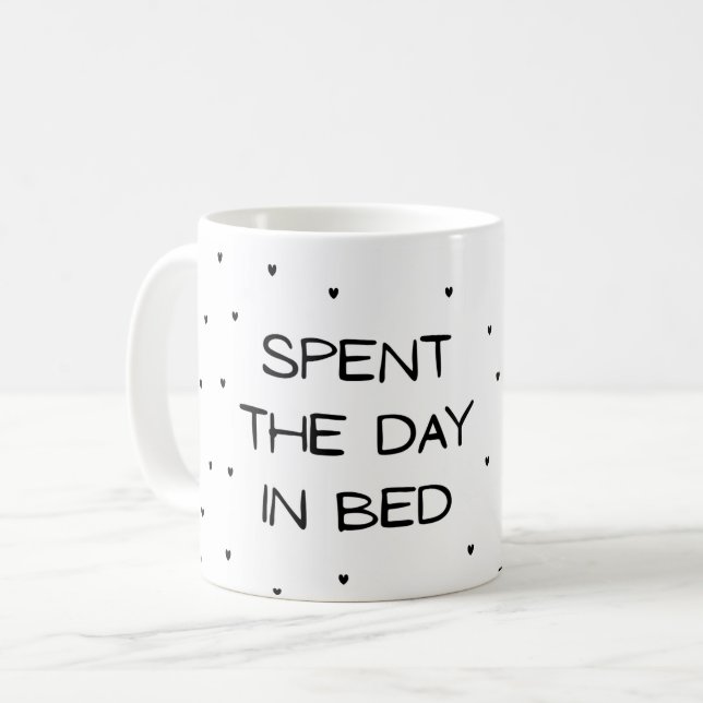 Caneca De Café Lazy Day Coffee Mug  (Frente Esquerda)