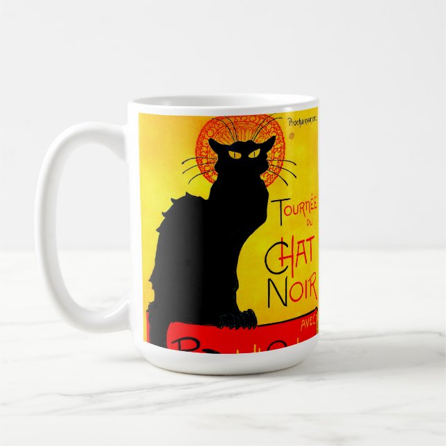 Caneca De Café Le Chat Noir Vintage (Esquerda)
