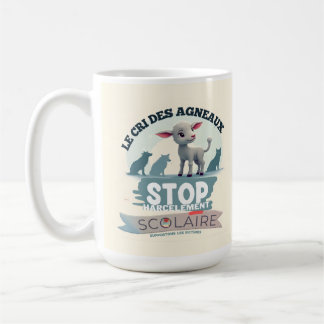 Caneca De Café Le Hassan des Agneaux: stop harcèlement scolaire