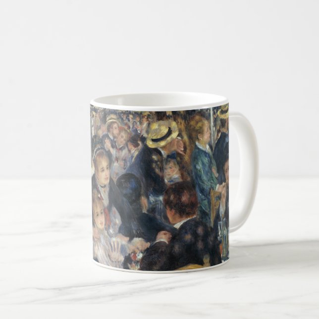 Caneca De Café Le Moulin de la Galette, de Renoir (Frente Esquerda)