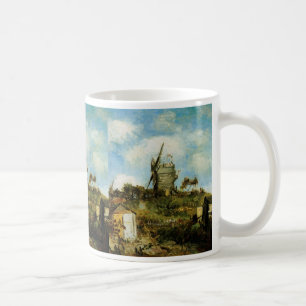 Caneca De Café Le Moulin de la Galette por Vincent van Gogh
