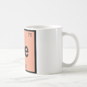 Caneca De Café Le - Símbolo da Tabela Periódica Química de Lentil