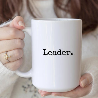 Caneca De Café Leader mug leadership gift for boss & team leaders