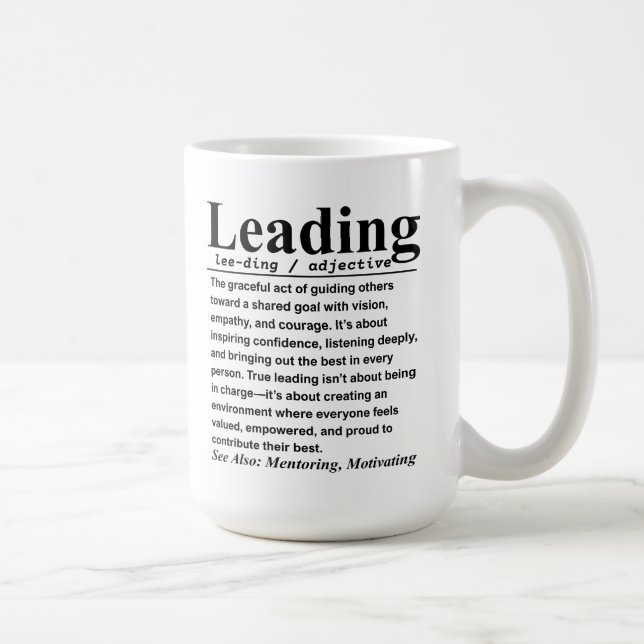 Caneca De Café Leadership (Direita)