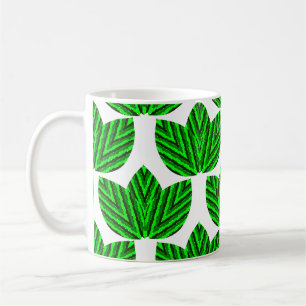 Caneca De Café Leaf Trios Maior