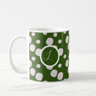 Caneca De Café Leafy Green Pink Pontos iniciais