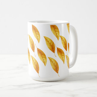 Caneca De Café Leafy Serenity Cerâmica Mug"