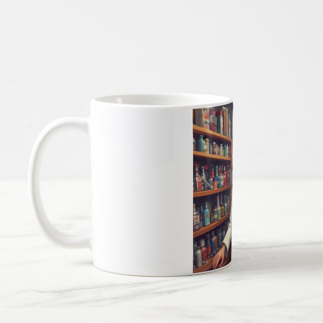 Caneca De Café Lealdade Recompensa Mug: Celebrar Dedicação (Esquerda)