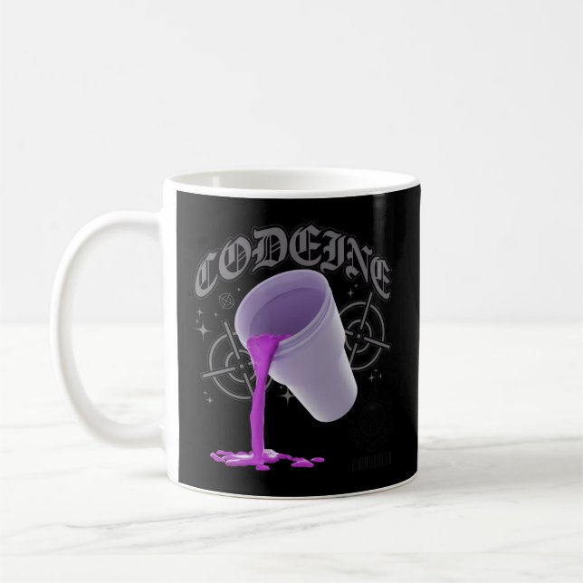 Caneca De Café Lean Purple Bean Dirk Double Cup Lean Line Pour (Esquerda)