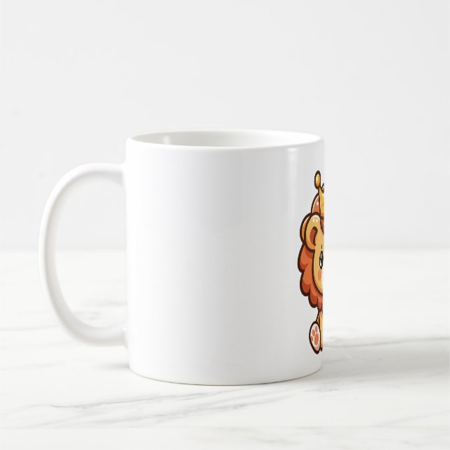 Caneca De Café Leão com coroa (Esquerda)