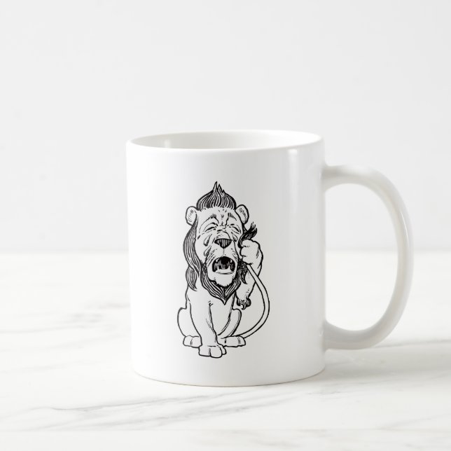 Caneca De Café Leão Cowardly (Direita)