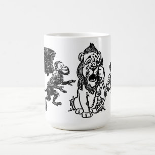 Caneca De Café Leão Cowardly, macacos de voo voados mágico de O