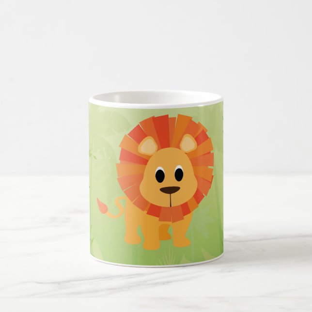 Caneca De Café Leão de Cute (Centro)