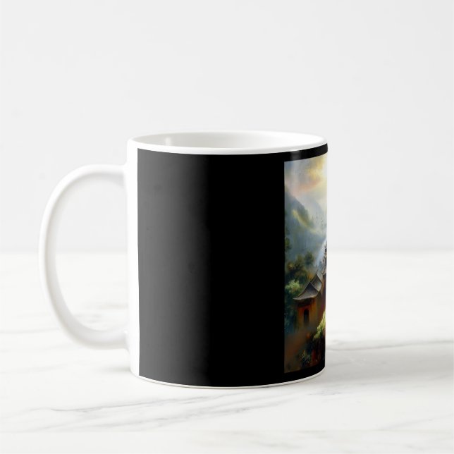 Caneca De Café Leão de Foo Chinês (18) (Esquerda)