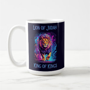 Caneca De Café Leão de Judah Faith Jesus Presente Cristão