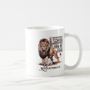 Caneca De Café Leão de Judah Yeshua Jesus Bíblia Christi Religios