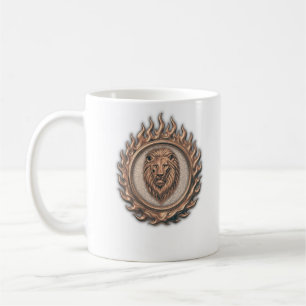 Caneca De Café Leão é sempre um rei