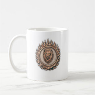 Caneca De Café Leão é sempre um rei