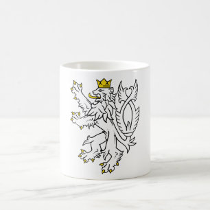 Caneca De Café Leão heráldico boémio