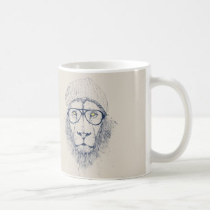 Caneca De Café Leão legal