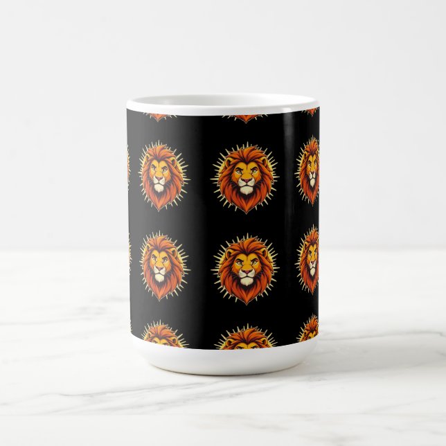 Caneca De Café Leão Majestoso – Rei do Poder e da Autoridade (Centro)