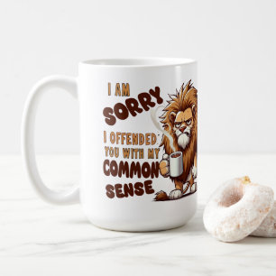 Caneca de Café Leão Mal-Humorado – Citação Sarcást