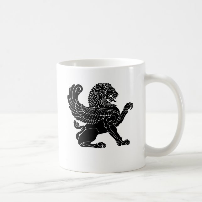 Caneca De Café leão persa (Direita)