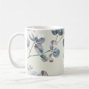 Caneca De Café Leavesart, padrão, abstrato, decor, fl